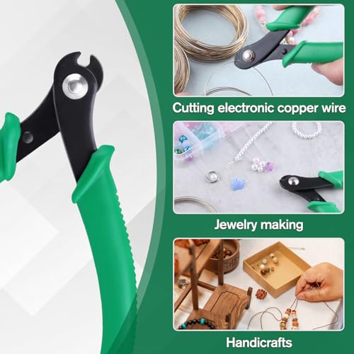Memory Wire Cutters 5 Inches Memory Wire Shears Miniature Wire Cutter Jewelry Wire Cutters Jewelry Parrot Beak Wire Cutter Jewelry Making Supplies for Crafting Beading DIY