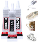 FITTDYHE 3PCS Jewelry Glue - 15ML/0.5fl oz Clear DIY Craft Glue for Rhinestones, Waterproof Strong Bond Adhesive for Phone Repair, Nail Art, Shoes, Fabric, Metal, Glass - color: 3PCS 15ML