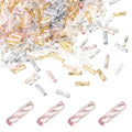 uxcell 1500Pcs Glass Bugle Seed Beads, 6x2mm Mini Long Tube Seed Beads Tube Loose Glass Seed Spacer Bead for DIY Earring Bracelets Necklace Jewelry Making Embroidery, Candy Color - color: Candy Color