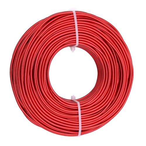 9 Gauge Aluminum Craft Wire, 100 Feet 3mm Bendable Metal Wire for Jewelry Making, Sculpting and Floral Design, Soft Armature Wire for DIY Crafts (Red) - size: 9 Gauge(3mm), style: Red