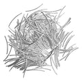 Curved Noodle Tube Beads, 200Pcs Brass Spacer Beads for Jewelry Making, DIY Necklace Bracelet Craft Supplies with Smooth Twist Design (Silver) - color: Silver