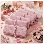 Tondiamo 1 Pcs Velvet Jewelry Roll Luxury Travel Jewelry Case for Ring Necklace Earring Bracelet Storage Bag Women Bridesmaid Gift (Pink) - color: Pink