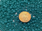 Czech Glass Seed Beads Aqua Green Opaque Size:6/0 40 gr / 1.4 oz… (Aqua Opaque) - color: Aqua Opaque