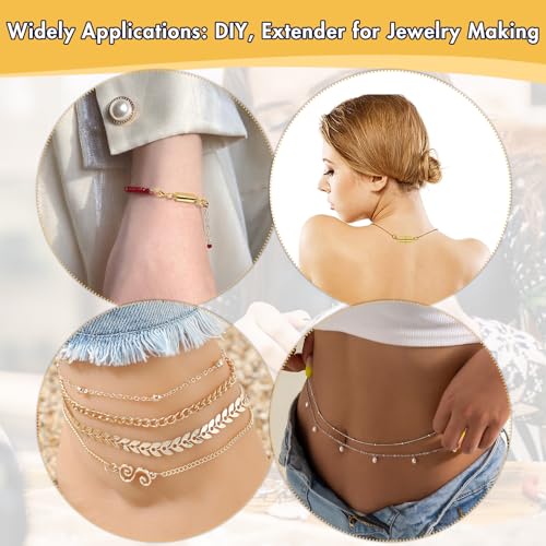 12 Pack Magnetic Necklace Clasps and Closures. Necklace Jewelry Extender with Strong Magnet. Magnetic Necklace Clasp for Jewelry Necklace Bracelet Making. Gold and Silver Plating (Regular) - color: Regular