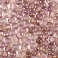 200Pcs Glass Round Beads 8mm Transparent Ink Wash Dye Sprinkled Gold Scattered Beads Handmade DIY Bead Material Bracelet Accessories (Purple) - color: Purple