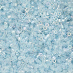 John Bead 25g Cylin Beads Blue Glow in Dark AB 11/0 Glass Cylindrical Seed Beads for Jewelry Bracelets Necklaces Earrings Making Embroidery - color: Blue Glow in Dark AB