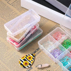 Blulu 18 Pieces Small Plastic Case Small Storage Containers Transparent Storage Case Plastic Box with Lid Containers for Bobby Pin Swab, Craft, Jewelry, Coin, Screw, Bead (3.9 x 1.6 x 0.6 Inch)