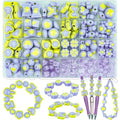 Purple Chunky Acrylic Bead, Beads for Pens Focal Beads Bracelet Beads Loose Spacer Bead Heart Star Kandi Bead for DIY Beadable Pens Bracelets Necklaces Earings Keychains Jewelry Making (Purple) - color: Purple