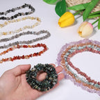 30in Sunstone Natural Chip Stone Beads 5-8mm About 230pcs, Irregular Drilled Light Orange Pink Bead for Bracelets Jewelry Making Supplies for Adults, DIY Crafts. - color: Sunstone