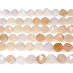 MJDCB Best Sellers Natural Stone Beads Faceted Polygon Pink Aventurine Crystal Energy Stone Healing Power for Jewelry Making(8mm) - color: Pink Aventurine