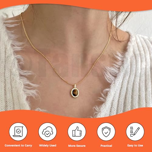 Tanstic 102Pcs 30 Feet Jewelry Making Chains Necklace Chains Bulk Cable Link Chain with 50Pcs Jump Rings, 50Pcs Lobster Clasps, Pliers for Bracelet Necklace Making(White) - color: White