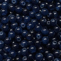 200PCS Glass Beads 8mm Glass Beads for Bracelets Necklaces Jewelry Making DIY Crafts (Navy) - color: 2Navy