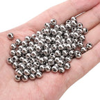 304 Stainless Steel Round Beads 6.0mm 150pcs Spacer Beads for Jewelry DIY Making and Repairing - size: 6.0mm