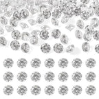 FASHEWELRY 150Pcs 2.5mm Cubic Zirconia Cabochons Tiny Rhinestone Clear Pointed Back Faceted Crystal Diamante Gems for Nail Art Craft Replacing Jewelry Grade AAA - color: Clear, size: 2.5mm