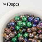16mm Acrylic Beads 100pcs Ab Halloween Color Bead Chunk Bubblegum Beads for Pens for Necklace Jewelry Bracelets DIY Crafts Making (Navy Blue&Dark Green&Dark Coffee&Black) - color: Navy blue&dark green&dark coffee&black