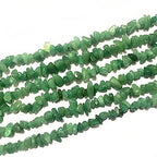 3-5mm Natural Green Aventurine Gemstone Chips Loose Beads Semi Precious for Jewelry Making DIY Handmade Craft Supplies 1 Strand per Bag Approxi 32" - color: Green Aventurine