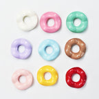 30 PCS 1/2" Dopamine Wave Chunky Hole Bakeware Acrylic Beads Handmade Jewelry DIY Loose Beads,Color May Vary