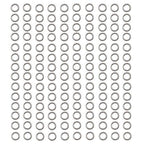 1000Pcs Small 0.6x4mm Stainless Steel Split Rings Jump Rings Connector Rings for Jewelry Making Bracelet Necklaces Earrings Keychain DIY Craft (12599-4mm) - size: 4mm