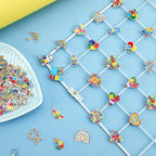 SANNIX 110Pcs Autism Awareness Charms, 55 Pairs Enamel Autism Awareness Jewelry Charms for Bracelets Earrings Necklace DIY Crafts Keychains Making - style: Autism Charms