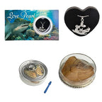 MilkyWay Wish Pearl Necklace Kit, DIY Necklace Making Kit, lotus Necklace Cage Locket Cultured Pearl in Oyster Set, 16.9", Surprise Gift For Wife, Girlfriend,Mother - color: B
