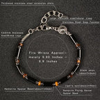 Men's Black Onyx Hematite Tiger Eye Chakra Beaded Gemstone Bracelet, Handmade Adjustable Dual Clasp 6.89-8.8 Inches, Comfort Fit Everyday Wear, Ideal Gift for Him