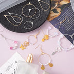 Pndeyo 700pcs Hypoallergenic Earring Making Accessories, Teardrop Round Hoop Earrings Findings Earring Hooks, Clear Rubber Earring Backs & Jump Rings for Jewelry Making- Silver & Gold - color: Silver & Gold-700pcs
