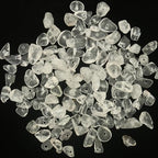 30in Clear Quartz Natural Chip Stone Beads 5-8mm About 230pcs, Irregular Drilled White Bead for Bracelets Jewelry Making Supplies for Adults, DIY Crafts. - color: Clear Quartz