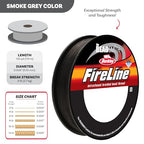 The Beadsmith Fireline by Berkley – Micro-Fused Braided Thread – 6lb. Test, .006”/.15mm Diameter, 125 Yard Spool, Smoke Grey – Super Strong Stringing Material for Jewelry Making and Bead Weaving - color: Smoke Grey, size: 6lb, .006", 125 yard