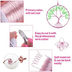 anezus 20 Gauge Jewelry Wire, 28 Yards Craft Wire Tarnish Resistant Copper Beading Wire for Jewelry Making Supplies and Crafting(Rose Gold) - color: Rose Gold Pink