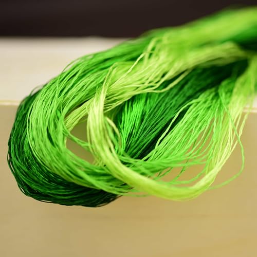 4 Skeins Mulberry Silk Floss Embroidery Thread Floss-Cross Stitch Threads China Silk Woven Jewelry Threads DIY Sewing Kits (01) - color: 01