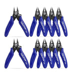 10 Pack Wire Cutter for Jewelry Making - 3.5" Small Flush Cut Pliers with Safty Lock- Electrical Wire Snips for Craft Zip Tie - size: 10 Pack