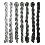 Natural 100% Silk Thread, Handmade Embroidery Thread Silk Floss 7 Colors 110m Each (66) - color: 66