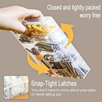 2Pack 12 Grids Craft Organizers and Storage Bead Organizer Tackle Box Organizer with Adjustable Divider, Plastic, Clear