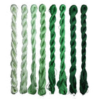 Natural 100% Silk Thread, Handmade Embroidery Thread Silk Floss 8 Colors 110m Each (71) - color: 71