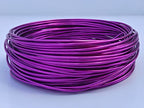 15 Gauge Anodized Aluminum Wire 49 Feet for Jewelry Making Craft DIY（1.5mm,Dark Purple,41511） - color: Dark Purple, size: 15 Gauge