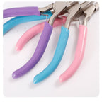 3-Piece Mini Pliers Tool Kit Includes Needle Nose, Round Nose Pliers, Diagonal cutting pliers, for Making Crafts, Repairing Electronic Devices