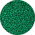 2000pcs Green Glass Seed Beads, Colorful Tiny 4mm Beads for Jewelry Making, Beading Supplies. - color: Green