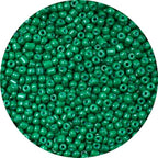 2000pcs Green Glass Seed Beads, Colorful Tiny 4mm Beads for Jewelry Making, Beading Supplies. - color: Green