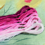8 Skeins Mulberry Silk Floss Embroidery Thread Floss-Cross Stitch Threads China Silk Woven Jewelry Threads DIY Sewing Kits (14) - color: 14