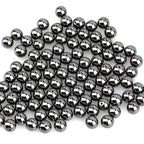 100pcs Natural Stone Beads 8mm Black Hematite Round Genuine Real Stone Beading Loose Gemstone Hole Size 1mm DIY Charm Smooth Beads for Bracelets Necklaces Earrings Jewelry Making Crafts - color: Black Hematite