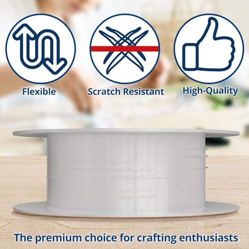 Soft Flex Kink Resistant Beading Wire - Very Fine 0.10 Diameter - Jewelry Making Bead Wire - 10 Ft - style: White