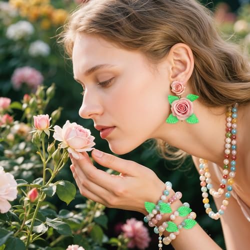 200 Pcs Green Leaf Beads, Leaves Charms for Jewelry Making, Leaf Shaped Beads, Transparent Acrylic Leaves Charm, Summer Plant Charms, Small Charm for Making Bracelets, Necklace, DIY Jewelry