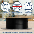 Soft Flex 26 Gauge Craft Wire - 27 Meters - Jewelry Wire with Tarnish Resistant Silver Plating - style: Black