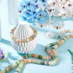About 155~159pcs/strand Rondelle Glass Beads Imitation Gemstones Loose Spacer Beads for Jewelry Making Bracelet Necklace Earring DIY Crafts, 8x5mm, Colorful - color: Colorful