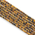 MJDCB 320pcs Natural Small Stone Beads 2mm Yellow Tiger Eye Round Smooth Loose Gemstone Bead for Jewelry Making Bracelets Earrings Necklaces Accessories - color: Yellow Tiger Eye