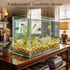DomeStar 150PCS Gold Acrylic Ice Rocks – Faux Gems Nuggets Vase Fillers Pot of Gold, Glitter Party Decorations, DIY Crafts & Table Scatter - color: Gold
