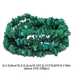 Chip Shell, 260pcs 5-8mm Irregular Shell Beads with Holes, Dark Green Shell & Jade Like Chip Beads for Jewelry Making - color: Dark Green
