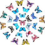Hicarer 56 Pieces Alloy Butterfly Pendant Charms Colorful Butterfly Crafts Charms for Jewelry Making Bracelets Earrings Necklace DIY Making Supplies (14 Colors)