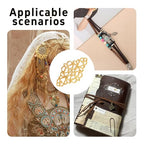 Hollow Filigree Charms - color: Antique Gold