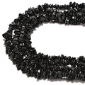 5-8mm Natural Black Tourmaline Gemstone Chips Loose Beads Semi Precious for Jewelry Making DIY Handmade Craft Supplies 1 Strand per Bag Approxi 34" - color: Black Tourmaline Chips
